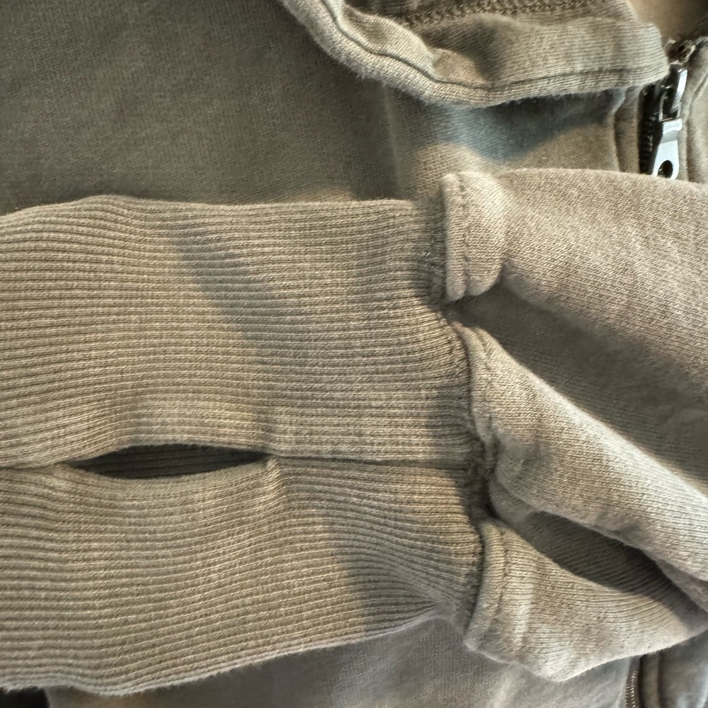 Olive Green Aerie Offline Hoodie - Picture 4 of 5